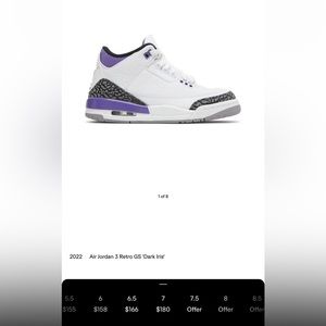 Air Jordan 3 retro GS ‘Dark iris”